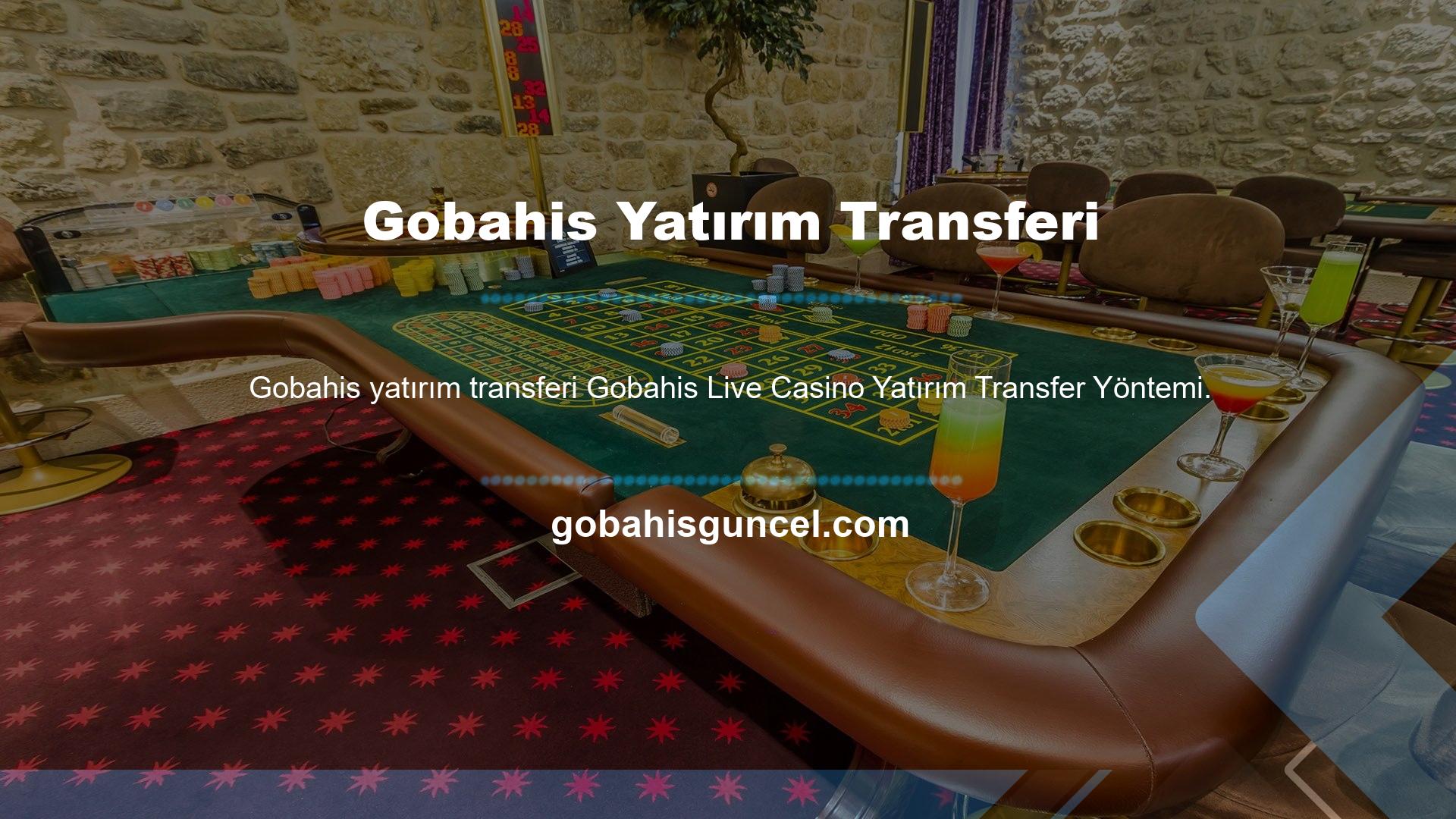 Gobahis canlı bahis sitesi olarak bilinir ve negatif Gobahis Live Casino Yatırım Transfer Yöntemi yorum almaz